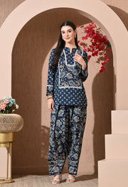 Midnight Garden Cotton Farshi Set