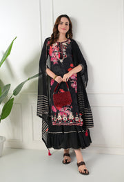 Onyx Orchid Sharara Set