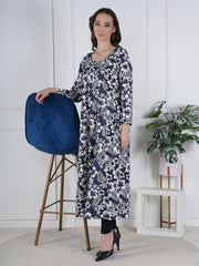 Floral Flair Rayon Kurta
