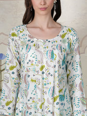 Aarvi Serenity Bloom Rayon Kurta