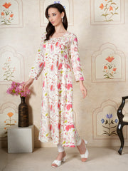 Inaaya Floral Garden Rayon Kurta
