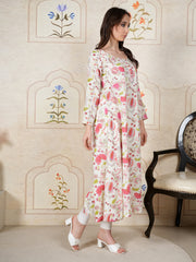 Inaaya Floral Garden Rayon Kurta