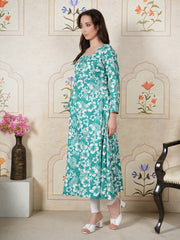 Ziva Tropical Bloom Rayon Kurta