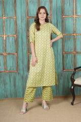 Meadow Muse Printed Cotton Suit Set