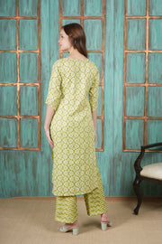 Meadow Muse Printed Cotton Suit Set