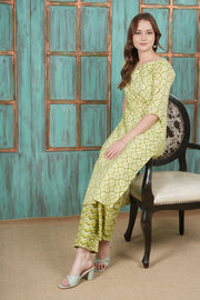 Meadow Muse Printed Cotton Suit Set