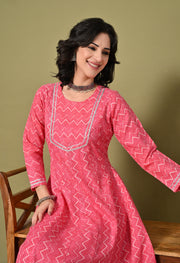 Rang Saaz Floral Cotton Suit Set