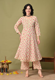 Rose Garden Cotton Suit Set