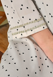 Polka Charm Crepe Kurta