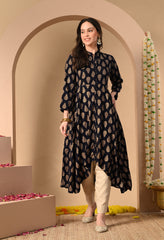 Golden Leaf Rayon Kurta