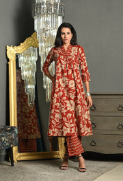 Ruby Velvet Co-ord Set