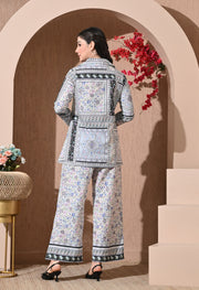 Paisley Elegance Linen Co-ord Set