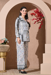 Paisley Elegance Linen Co-ord Set