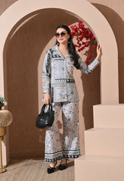 Paisley Elegance Linen Co-ord Set