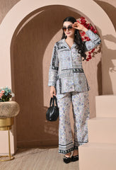 Paisley Elegance Linen Co-ord Set