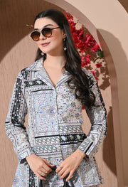 Paisley Elegance Linen Co-ord Set