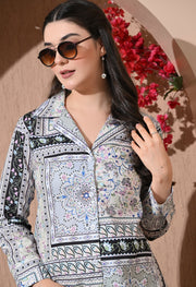 Paisley Elegance Linen Co-ord Set