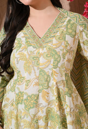 Spring Meadow Cotton Sharara Set