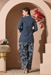 Midnight Garden Cotton Farshi Set