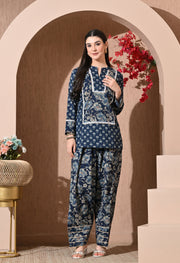 Midnight Garden Cotton Farshi Set