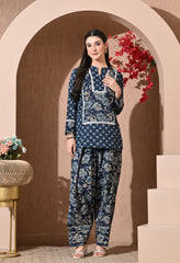 Midnight Garden Cotton Farshi Set
