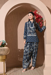Midnight Garden Cotton Farshi Set
