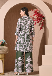 Serene Bloom Linen Co-ord Set
