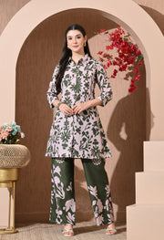 Serene Bloom Linen Co-ord Set
