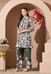 Serene Bloom Linen Co-ord Set