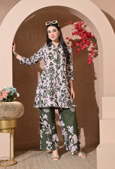 Serene Bloom Linen Co-ord Set