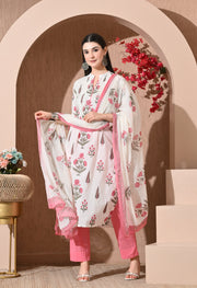 Rose Blush Cotton Suit Set