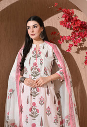 Rose Blush Cotton Suit Set