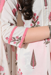 Rose Blush Cotton Suit Set