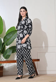 Midnight Garden Cotton Co-ord Set