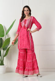 Desert Bloom Sharara Set