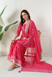 Desert Bloom Sharara Set