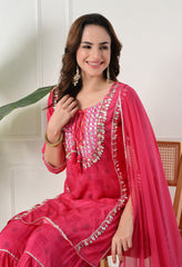 Desert Bloom Sharara Set