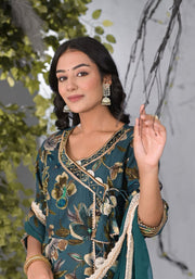 Green Anarkali Suit