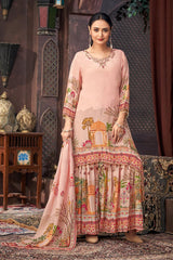 Gulistan Crepe Sharara Set