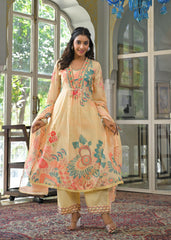 Sunlit Symphony Cotton Printed Suit Set